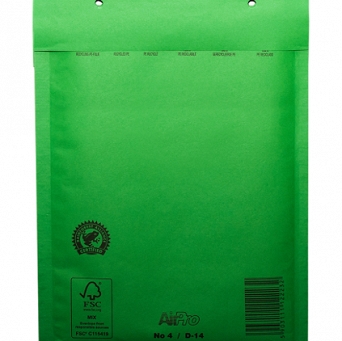 Zielone koperty bąbelkowe 17/G (10szt)