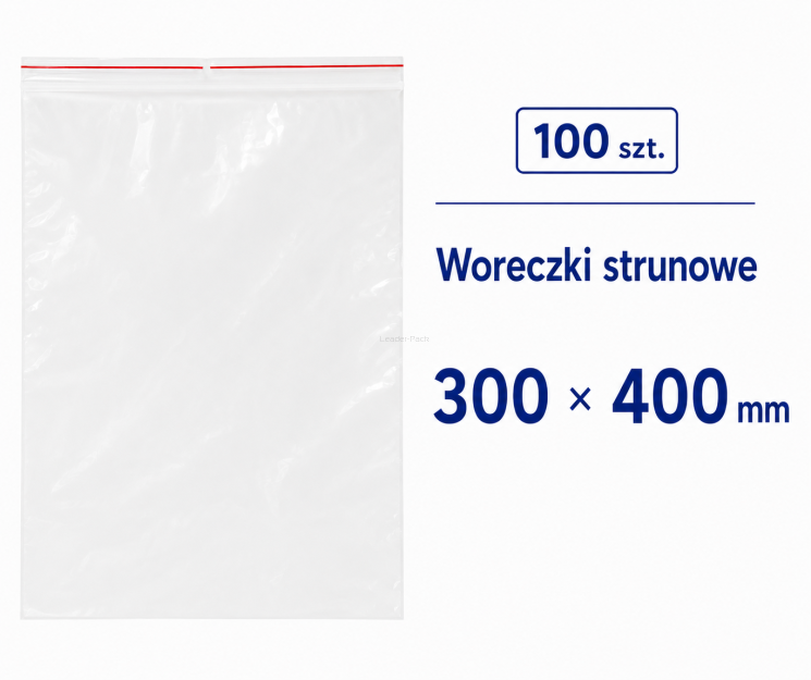 Woreczki strunowe 300x400 opk.100szt