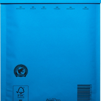 Niebieskie koperty bąbelkowe 17/G - 100 szt