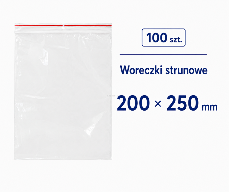 Woreczki strunowe 200x250 opk.100szt