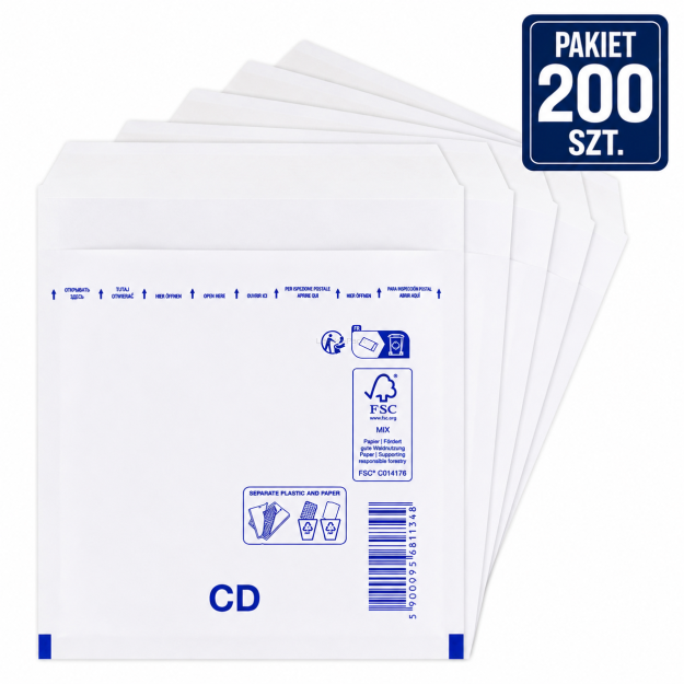 CD Koperty bąbelkowe/powietrzne WYSOKA JAKOŚĆ - 200 szt