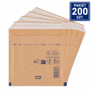 CD Koperty bąbelkowe/powietrzne wysoka  jakość  brązowe 200szt