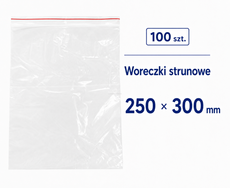 Woreczki strunowe 250x300 opk.100szt